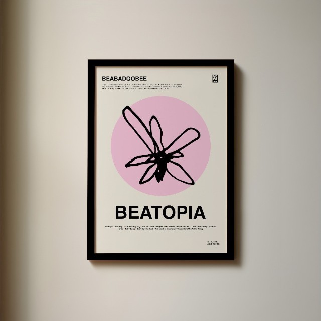 Poster Beabadoobee "Beatopia" | PinkPantheress, Matty Healy and George Daniel of the 1975, Cavetown,