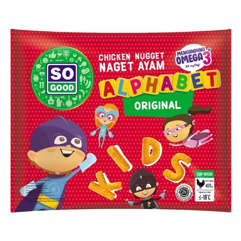 

So Good Alphabet Chicken Nugget Original 400 gr