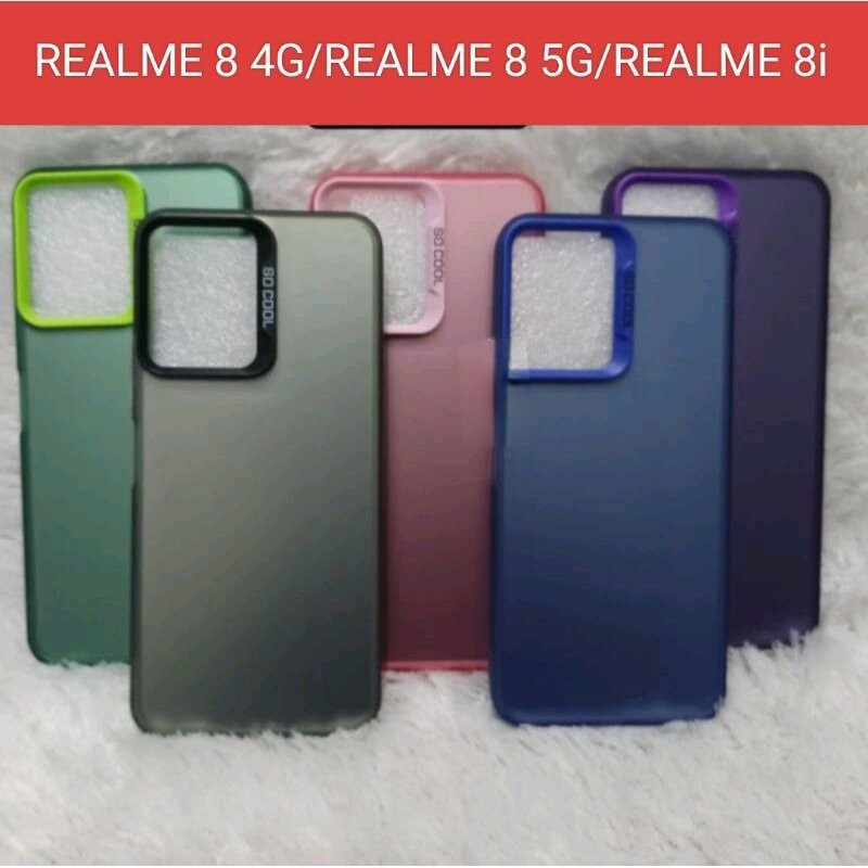 Hybrid Glossy Soft Case IMD Realme 8 4G Realme 8 5G Realme 8i Casing Plate Premium Glossy