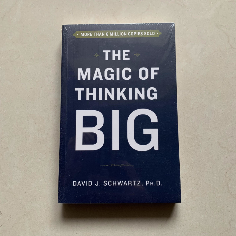 

The Magic of Thinking BIG by David J. Schwartz Success Self-Help Book in English