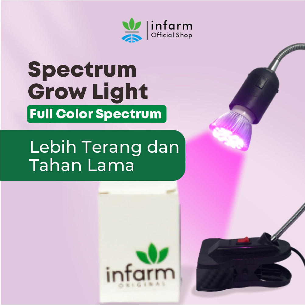 INFARM - Lampu Tanaman Pengganti Matahari Spectrum Grow Light UV Indoor