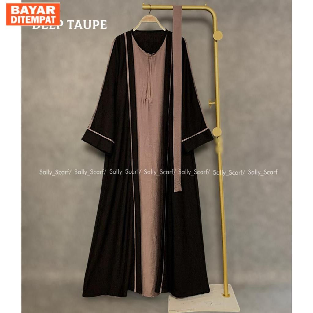 Sally Scarf Set 2in 1 Lavina abaya  / busui friendly