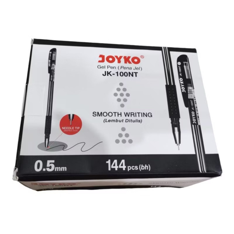 

GROSIR PULPEN GEL JOYKO-JK 100NT - ISI 12 Pack / 144 PCS