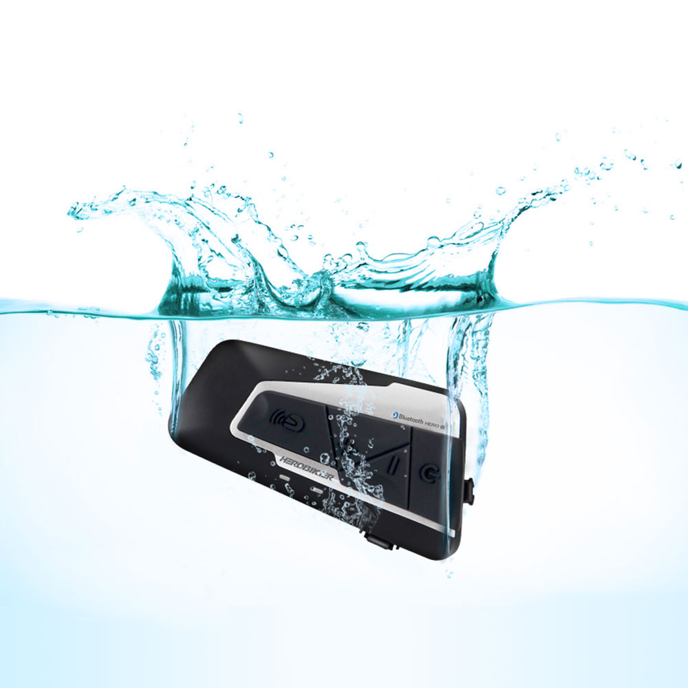 Motorcycle Helmet Intercom  1200M Wireless Bluetooth Helmet Interphone Waterproof Speaker Interphone