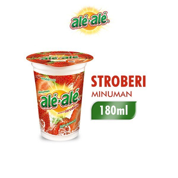 

New Item ALE ALE JUICE STRAWBERRY CUP 180ML