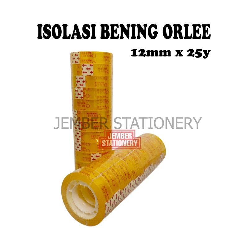 

(1slop) Isolasi Bening Orlee 12x25y