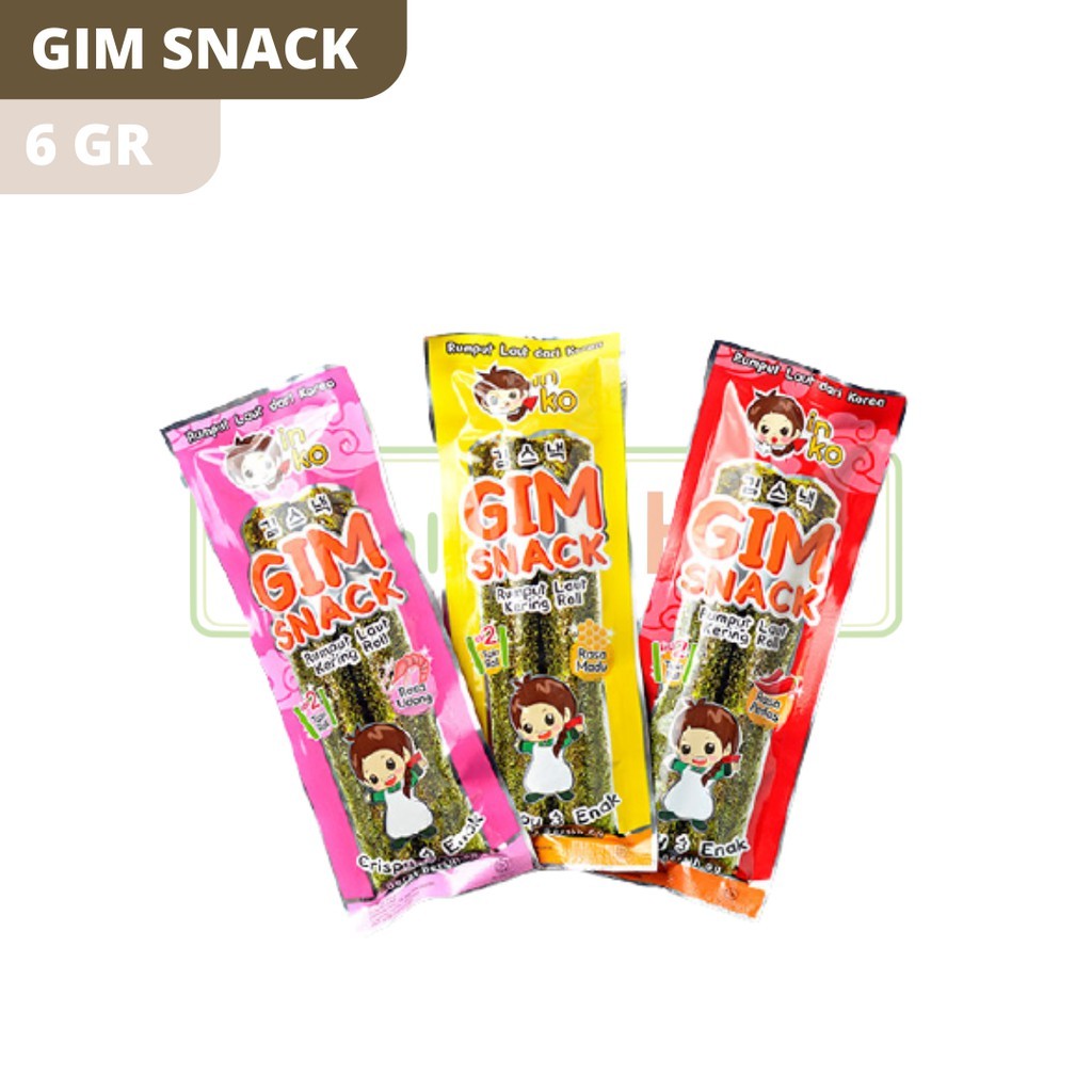 

GIM SNACK RUMPUT LAUT KERING ROLL 6GR