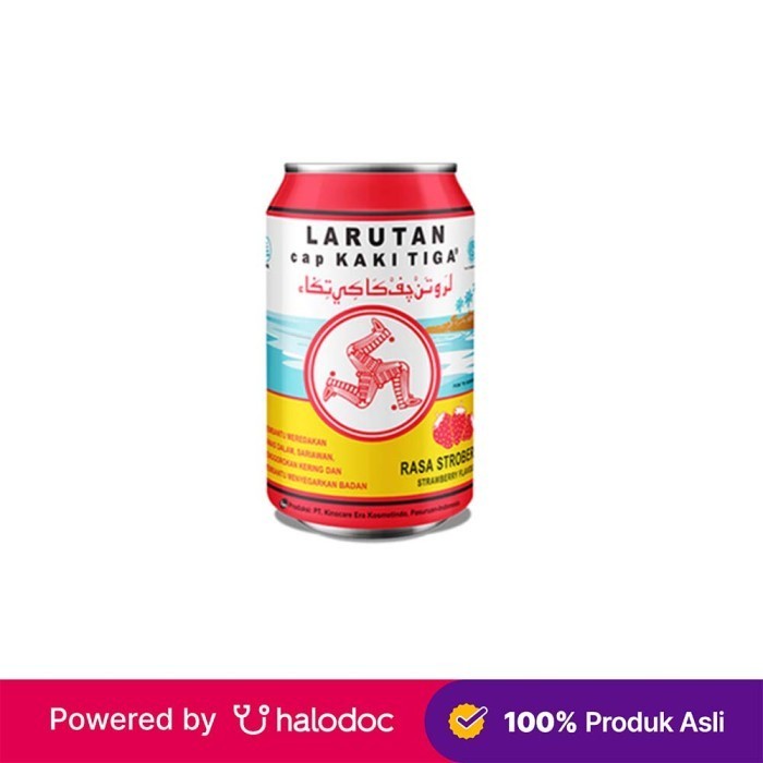 

NEW ITEM MINUMAN CAP KAKI TIGA STROBERI KLG 320ML