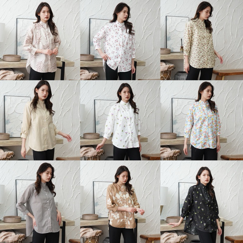 JKFashion - RFS Tunik Wanita Lengan Panjang / SR JENNY BLOUSE CTN ZANICA TUNIK / Atasan Wanita Lenga