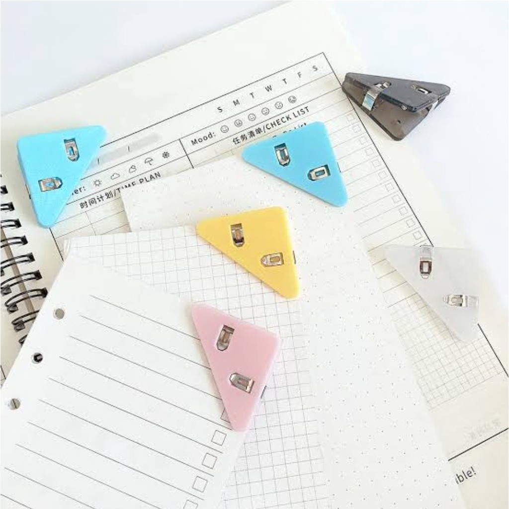 

Penjepit Kertas Akrilik Penjepit Sudut Kertas Segitiga Acrylic Corner Clamp 890