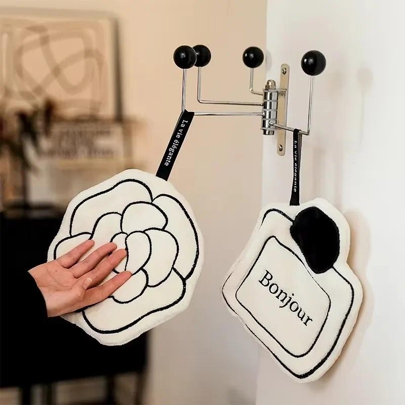 NEW Double-thickness Hand Towel Hanging Double-layer Thickened Speed Dry Kitchen Towel Hand Towel Ki