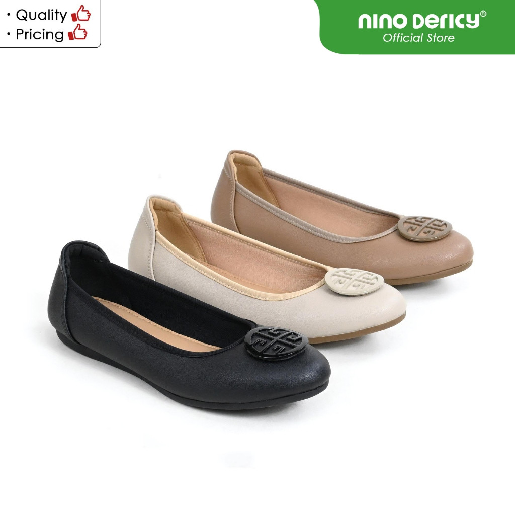 NINO DERICY Flat Shoes Wanita / Sepatu Flat Wanita NCP-B 112 (SIZE 37-42)