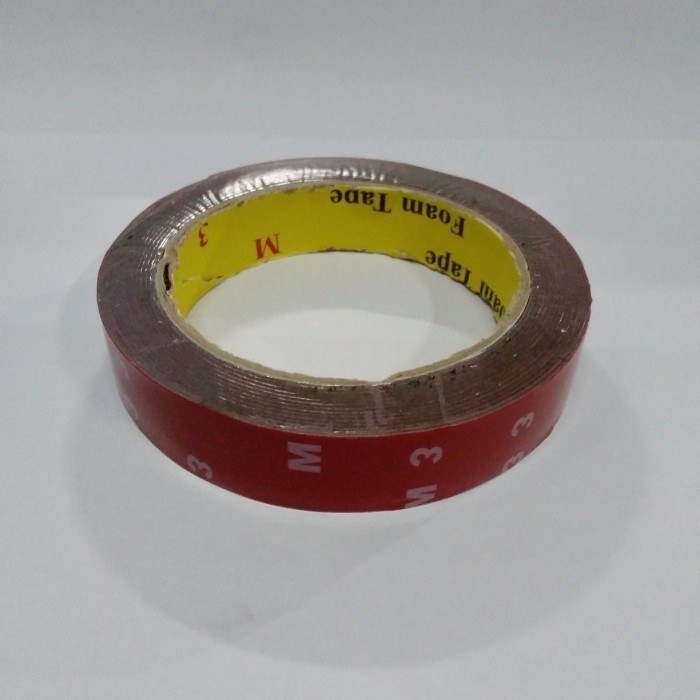 

AJIJAH.SHOP DOUBLE TAPE 3M MERAH FOAM PE LEM BOLAK BALIK 20MM X 4,5 METER