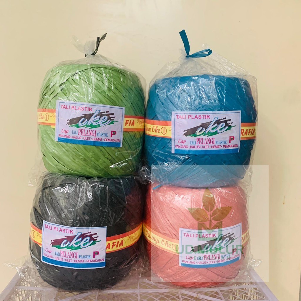

TALI RAFIA/ TALI PLASTIK OKE CAP TALI PELANGI PLASTIK