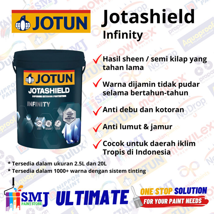 Cat Tembok Eksterior Jotun JOTASHIELD EXTREME warna Putih 2,5LTR