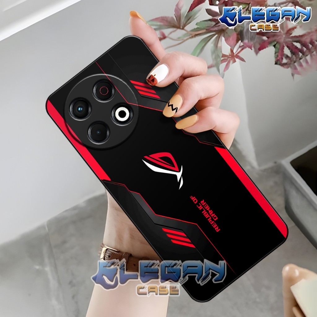 Softcase Handphone Tecno spark 30 \ 30 PRO Terbaru Premium Quality | Case Motif ROG GAMING- Mika Han