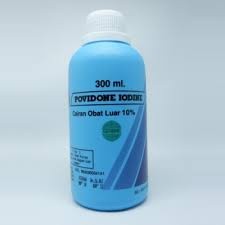 banda aceh Per Botol iodin POVIDONE IODINE KIMIA FARMA 300ML / Betadine Betadin Biru