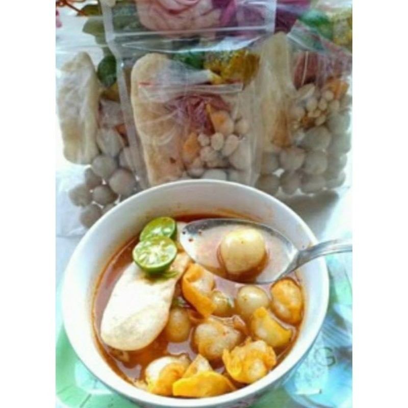 

6 Bakso Aci Komplit instant Lezat