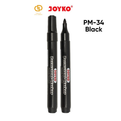 

Permanent Marker Spidol / Spidol Permanen Round Tip Joyko PM-34 Refillable