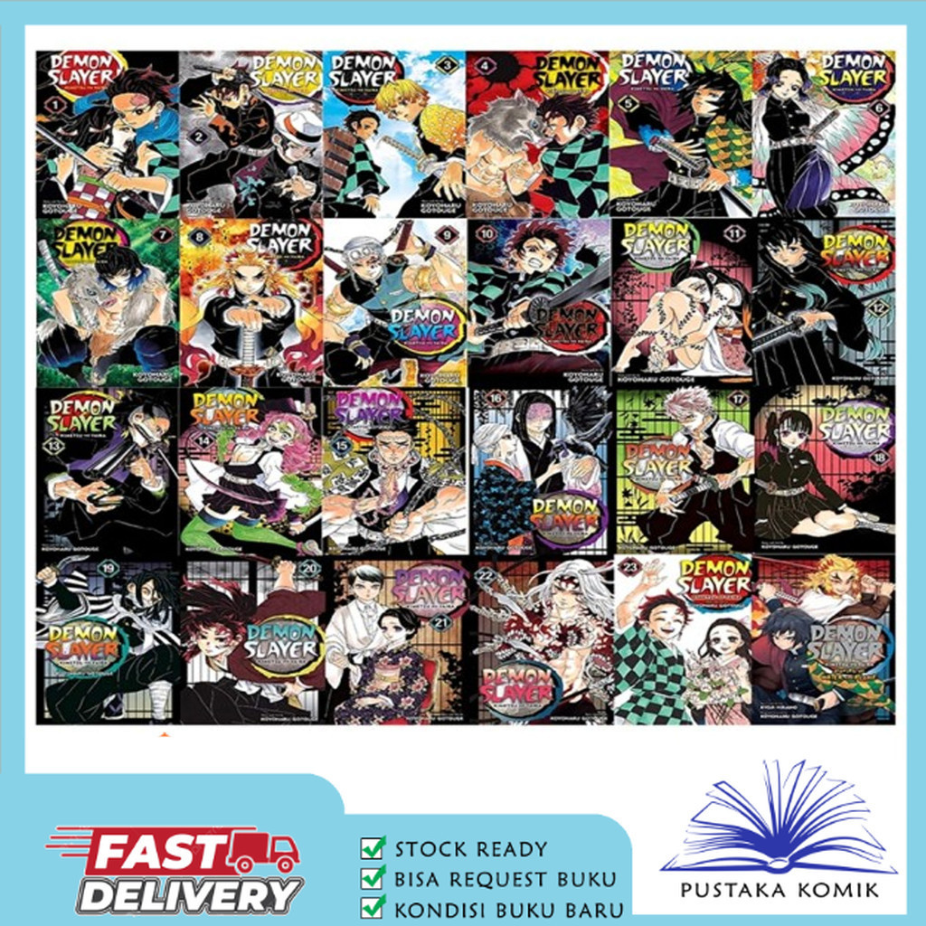 Komik Demon Slayer: Kimetsu no Yaiba (23 book series)