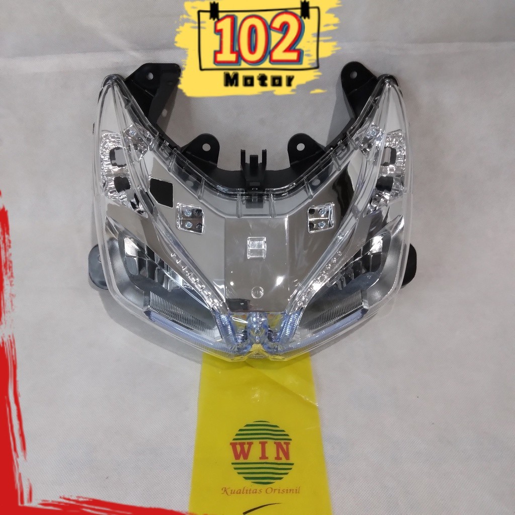 Lampu Depan Vario 110 FI ESP 2012 2013 2014 + LED | reflektor head lamp WIN | headlight senja motor 