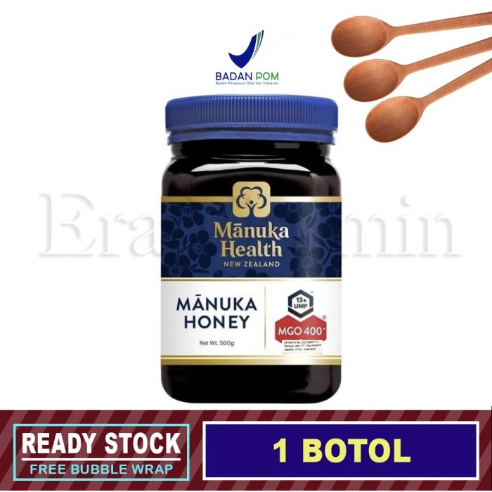 

(ASLI) Manuka Health MGO 400+ (500g) - Madu Manuka Honey - 1 BOTOL