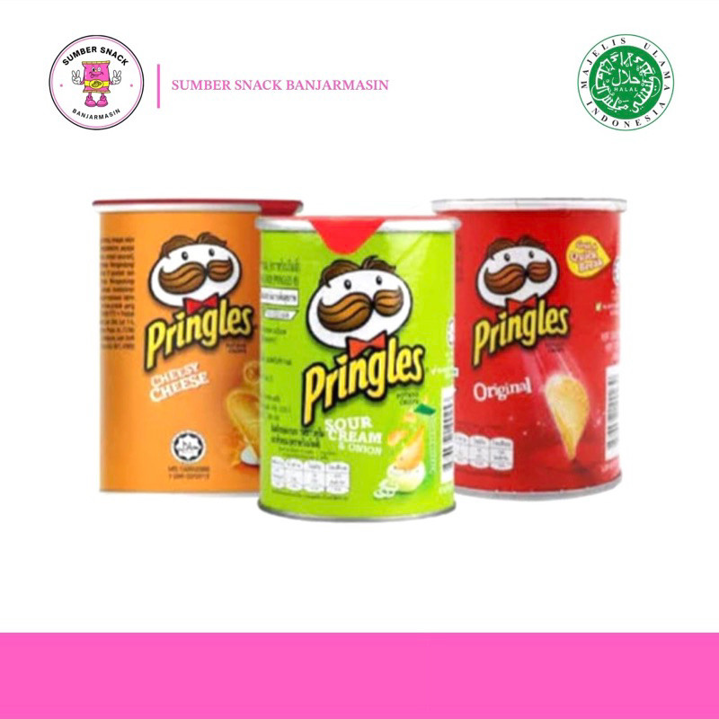 

Pringles Keripik Kentang (3 Varian Rasa) (42g)
