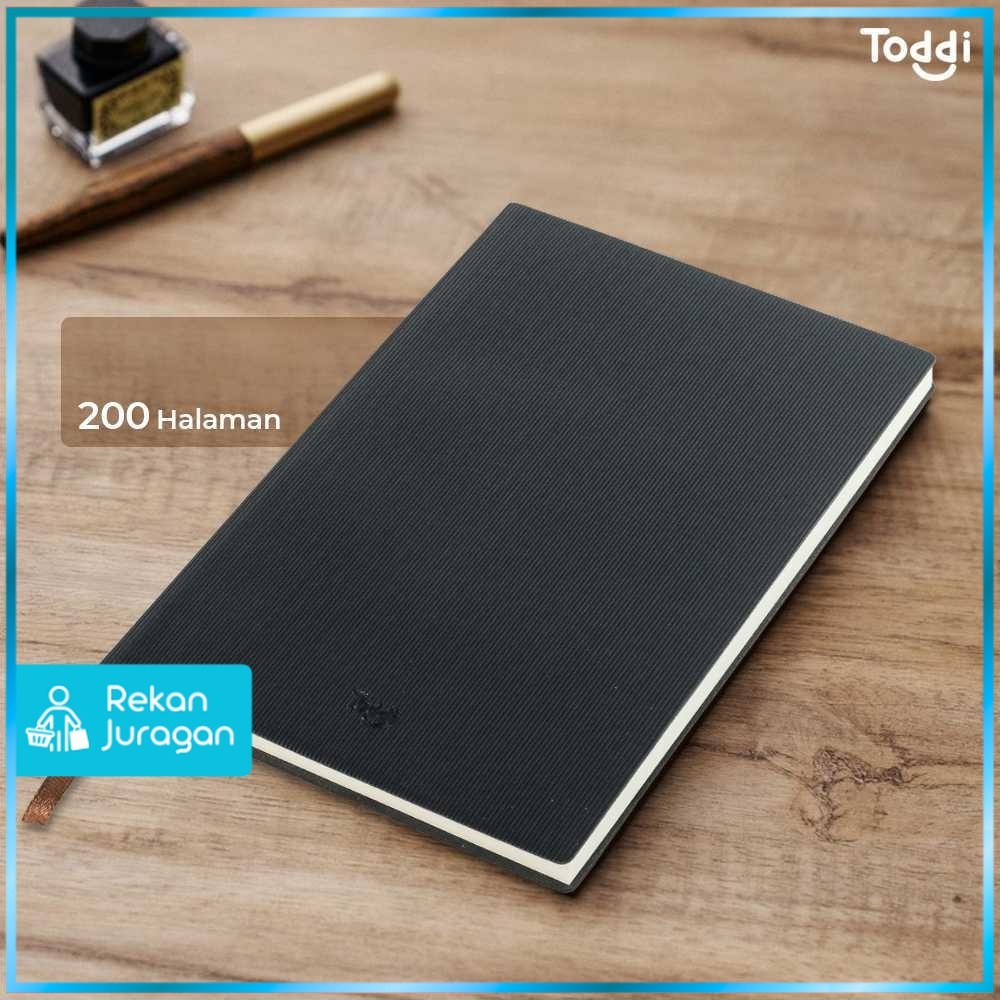 

Toddi Buku Jurnal Leather Notebook Diary 68GSM 200 Halaman Grid - TD100
