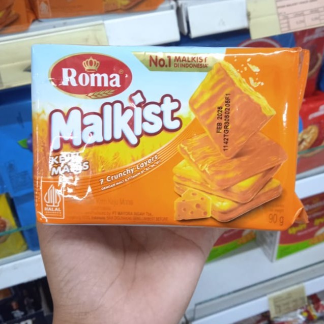 

ROMA MALKIST 90 gram KRIM KEJU MANIS