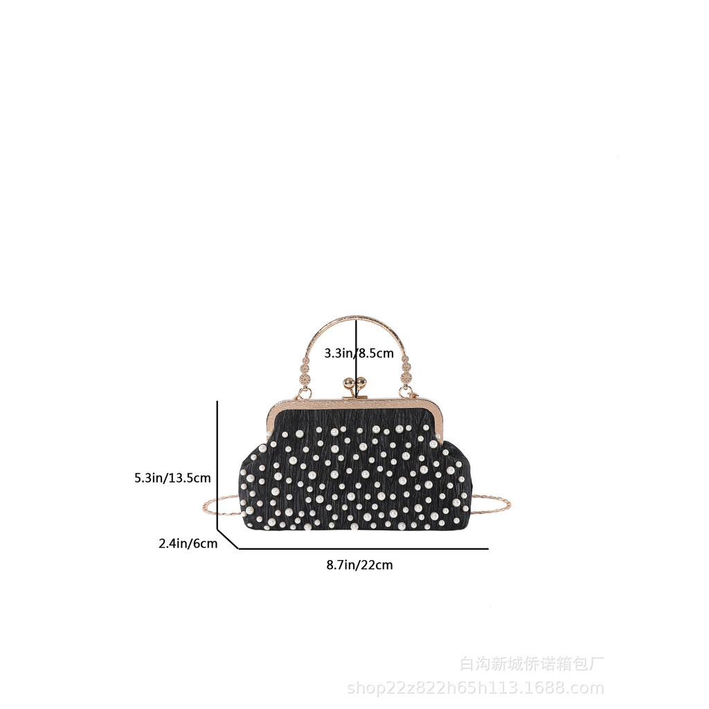 Tas Pesta Model Terbaru - Tas Pesta Mutiara - Party Bag Pearl - Tas Pesta Wanita Mutiara 937