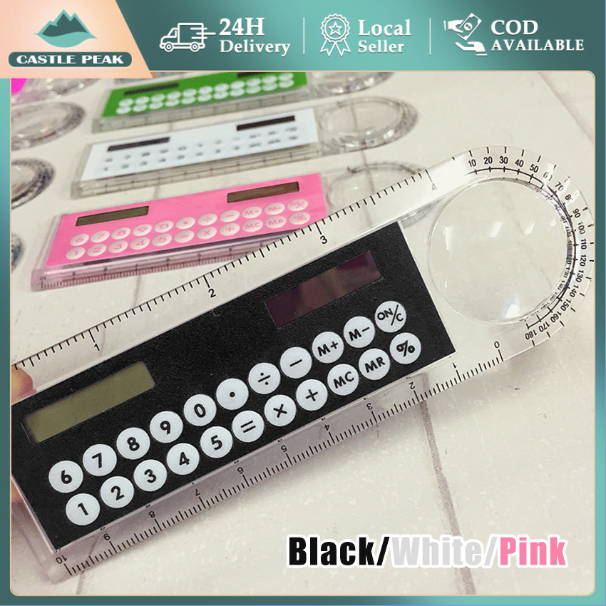 

Penggaris Kalkulator Solar Mini 15cm - Perlengkapan Sekolah Hemat Energi, Ruler Calculator Tipis Portable 2 Fungsi + Baterai Surya Tahan Lama
