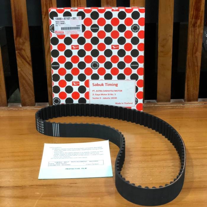 TIMING BELT ZEBRA 1.3/ESPASS 1.3CC ORI berkualitas