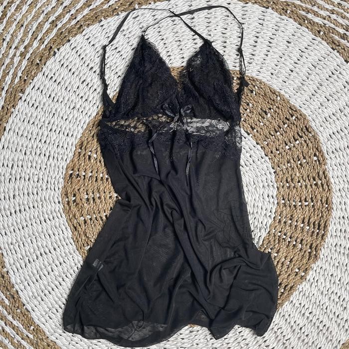 [ Happy Girl Shop ] Nightdress Jumbo Big Size Lingerie Premium Looks Elegan Gairah Godaan Women Dewa