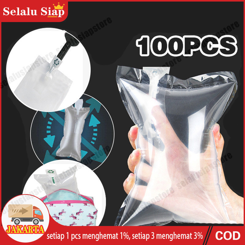 

100PCS Inflatable Buffer Bag Air Cushion Pillow Bubble Wrap Maker Express Package