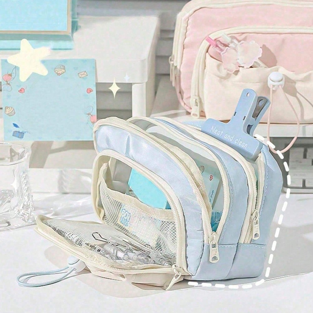 

Kotak Pensil Lucu Kapasitas Besar, Tempat Pensil Lipat, Tempat Pensil untuk Anak Perempuan, Perlengkapan Sekolah H500