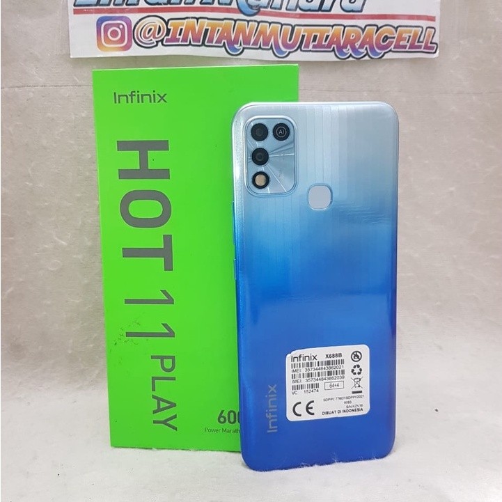 Infinix Hot 11 Play Ram 4Rom 64GB (SECOND)