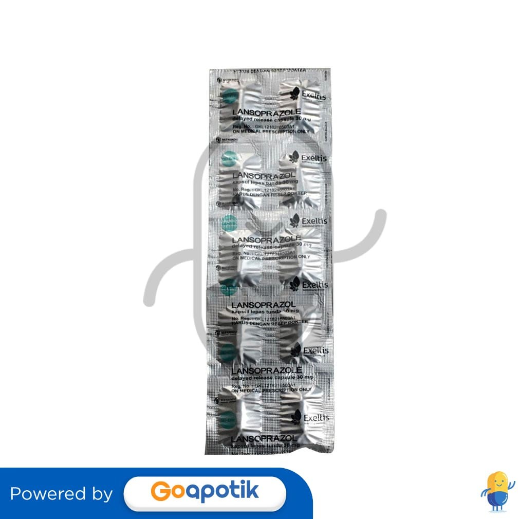 Lansoprazole Nufarindo 30 Mg Strip 10 Kapsul