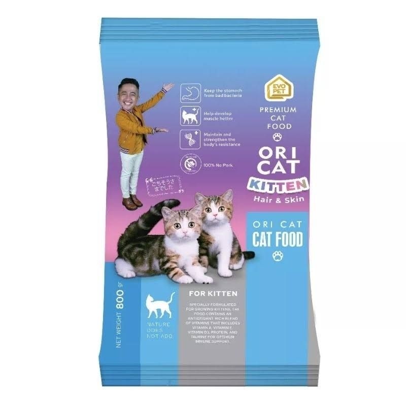 800GRAM Oricat kitten Makanan kitten makanan kucing kecil 2bulan READY