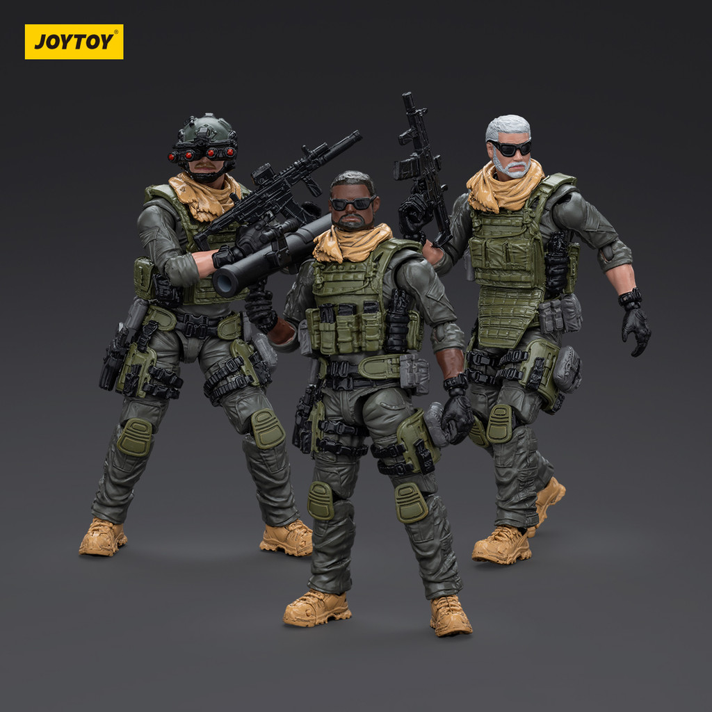 JOYTOY Military Figures 1/18 Scale NATO Defense Forces 13th Assault Squad Action Figure Model Toys F