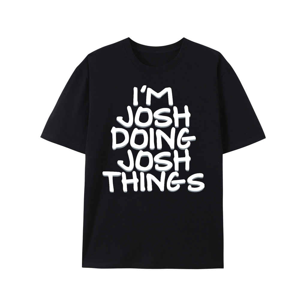 Kaos Pria Josh's Thing Motif Keren Kaos Katun Pria Lengan Pendek Baju Distro Pria Keren Nyaman Dipak
