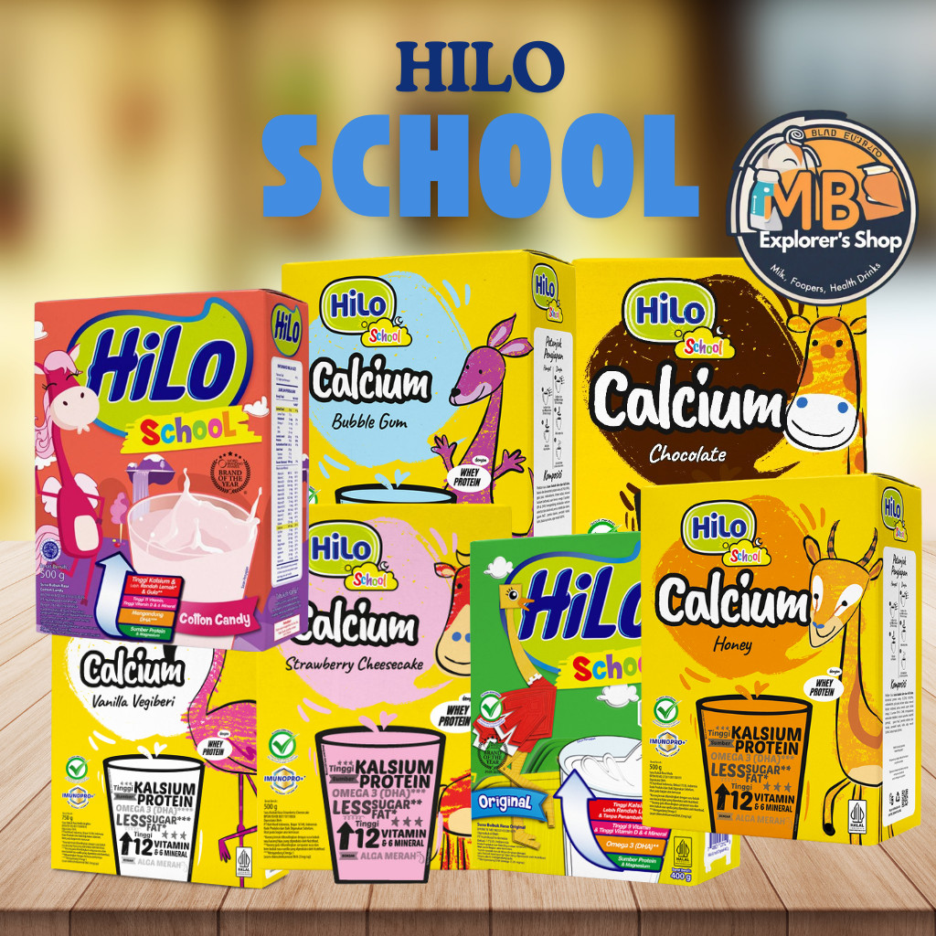

Susu Hilo School Tinggi Protein Dan Calcium Peninggi Badan 500gr BPOM Certified Dan Halal