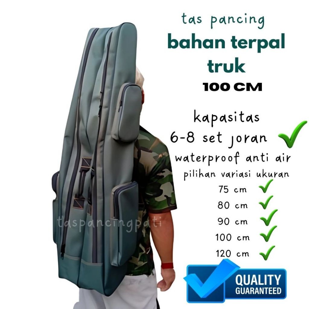 PROMO/ TAS PANCING BAHAN TERPAL TEBAL JUMBO SEMUA UKURAN SINGLE RUANG 1 RUANG 1 SLOT 2 RUANG 2 SLOT 