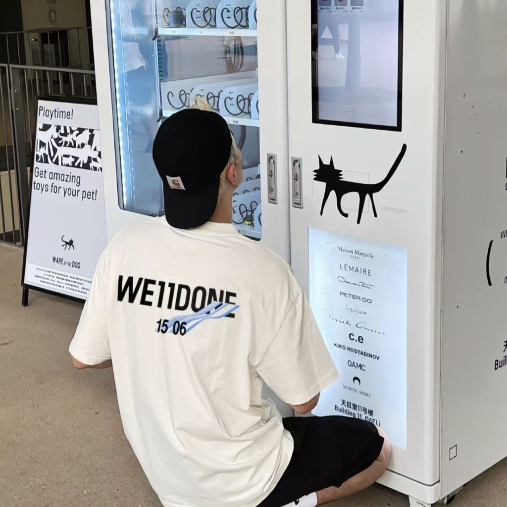 WE11 DONE Kaos Baju Pria Keren Kece| dress Korean style Bahan Adem & Nyaman