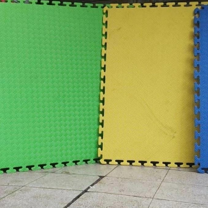 Matras Puzzle 100X100 Tebal #Gratisongkir - Hitam, 100x100