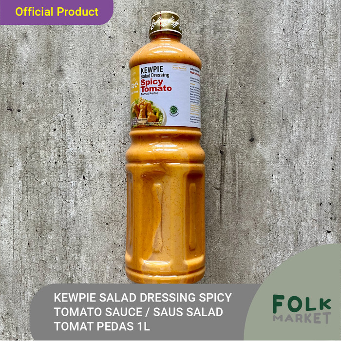 

KEWPIE Salad Dressing Spicy Tomato / Saus Salad Tomat Pedas 1L