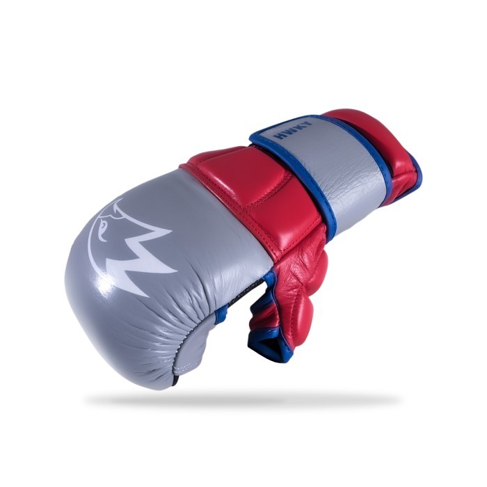 Hawkeye Fightwear Focus MMA Hybrid / MMA Gloves - Imperial, S/M