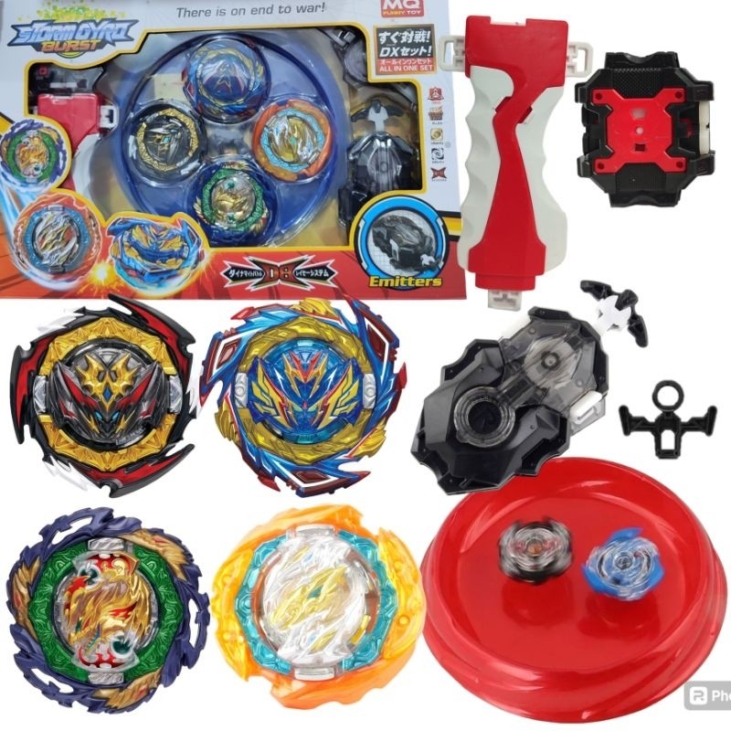 Mainan Gangsing Beyblade Busrt Valkyrie Springgan Gangsing Arena Set Mainan Anak Gangsing
