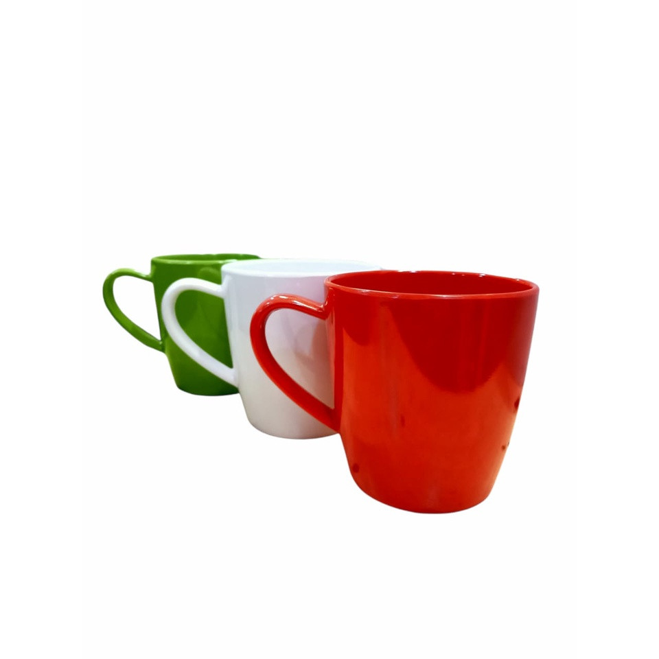 GELAS DONYKU MUG GAGANG 8CM GL-3180/GELAS 3" RED/NON TTP C3951/DONYKU MUG GAGANG 9.5 GL-3195