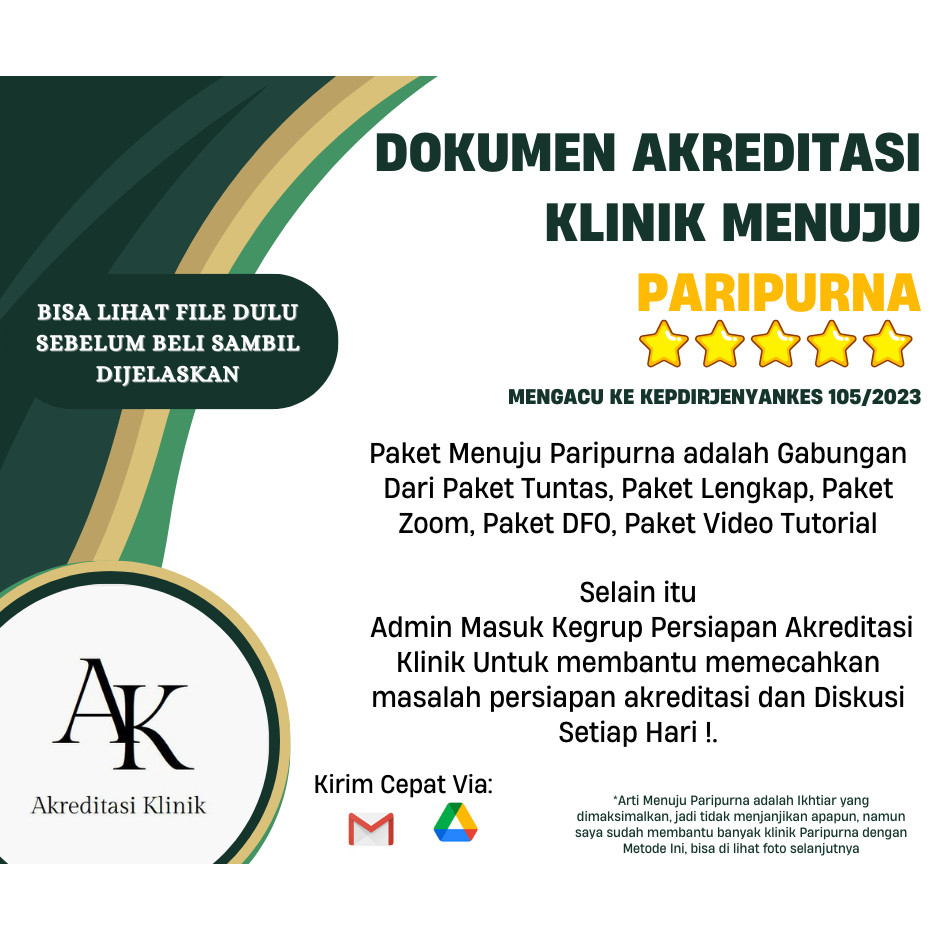 Akreditasi Klinik Paket Menuju Paripurna