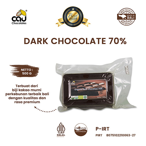 

Cau Chocolates - Dark Chocolate Couverture 500 Gr